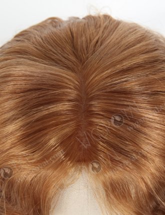 Customize Top Pieces Hand Tied Silk Base Topper Medium Ash Brown Color Hair WR-TC-056