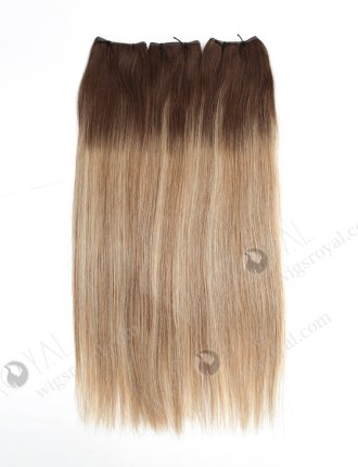 Premium cuticle aligned virgin european hair ombre color free cut genius weft hair extensions WR-GW-004