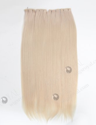 Amazing platinum blonde european hair incredibly thin flat light cuttable no return hair genius weft WR-GW-003