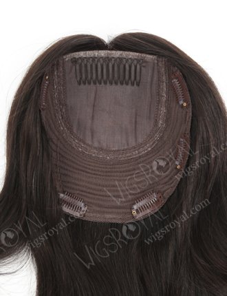 Large Base 7x7 Thick Hair Topper 18 Inch Best Quality Virgin European Hair Topper-018