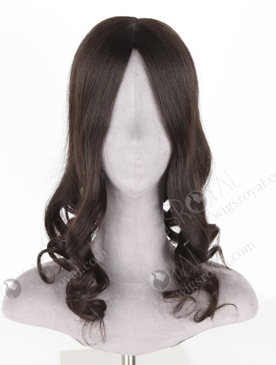 Large Base 7x7 Thick Hair Topper 18 Inch Best Quality Virgin European Hair Topper-018-18424