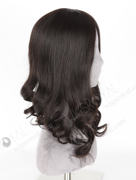 Large Base 7x7 Thick Hair Topper 18 Inch Best Quality Virgin European Hair Topper-018-18428