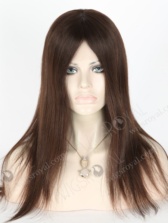 Glueless Lace Wigs With Silk Top Best Wigs To Buy Online | In Stock European Virgin Hair 16" Natural Straight Natural Color Lace Front Silk Top Glueless Wig GLL-08028-18412