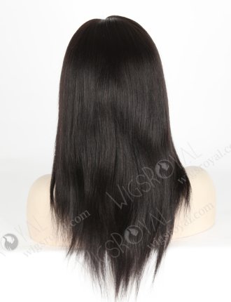 Best Quality Off Black Color 12'' Brazilian Virgin Hair Yaki Full Lace Wigs WR-LW-123