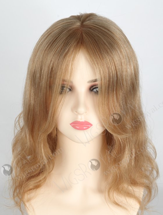 Blonde Brown Mixed Color 12'' European Virgin Body Wave Silk Top Glueless Wigs WR-GL-063-18727