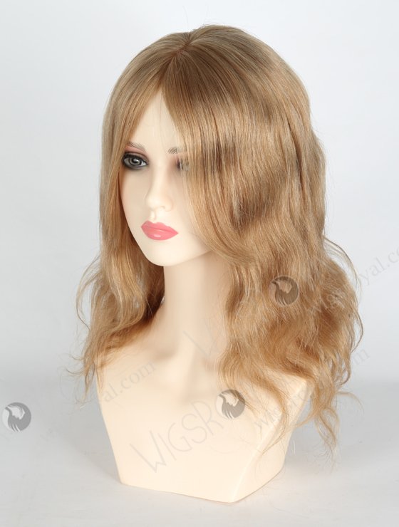 Blonde Brown Mixed Color 12'' European Virgin Body Wave Silk Top Glueless Wigs WR-GL-063-18728