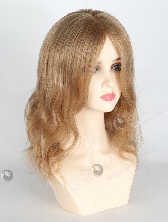 Blonde Brown Mixed Color 12'' European Virgin Body Wave Silk Top Glueless Wigs WR-GL-063-18729