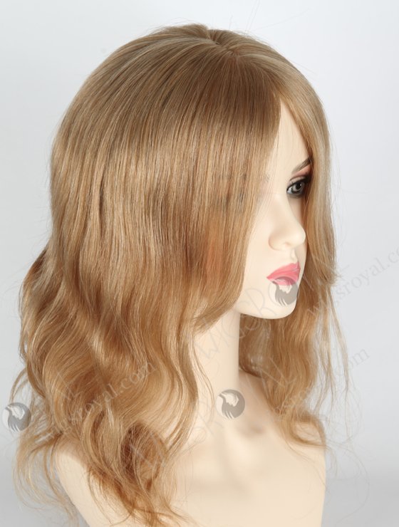 Blonde Brown Mixed Color 12'' European Virgin Body Wave Silk Top Glueless Wigs WR-GL-063-18730