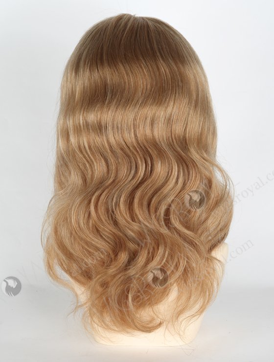 Blonde Brown Mixed Color 12'' European Virgin Body Wave Silk Top Glueless Wigs WR-GL-063-18731