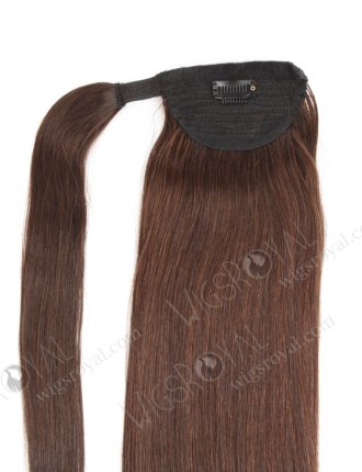 Double Draw 16'' European Virgin Human Hair Ponytails Clip in Hair Extension WR-PT-007