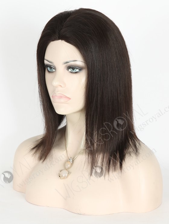 Unprocessed Natural Color Fine European Human Hair Straight Glueless Wigs WR-GL-065-19533