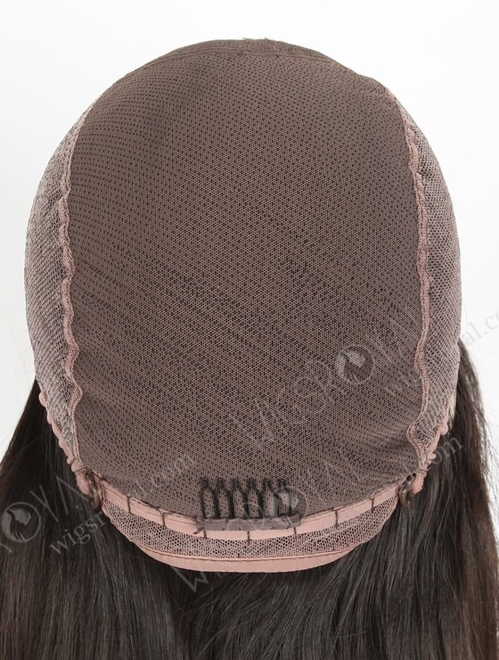 Unprocessed Natural Color Fine European Human Hair Straight Glueless Wigs WR-GL-065-19541