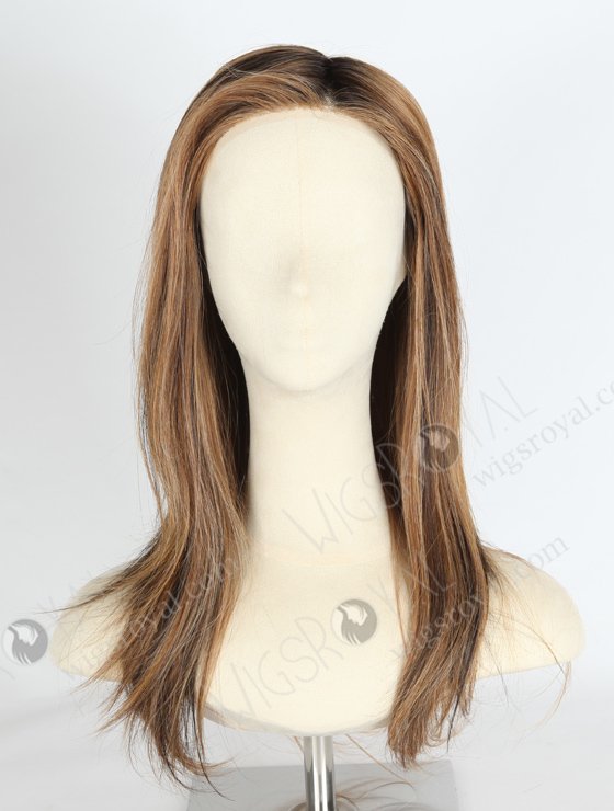 Comfortable Breathable 100% Human Hair Mono Base Straight Glueless Wig For Woman WR-MOW-010-19642