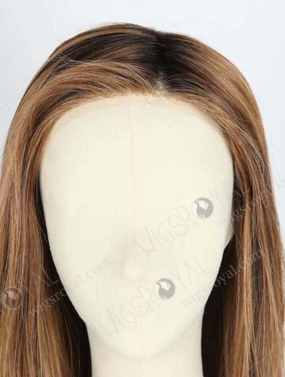 Comfortable Breathable 100% Human Hair Mono Base Straight Glueless Wig For Woman WR-MOW-010-19643