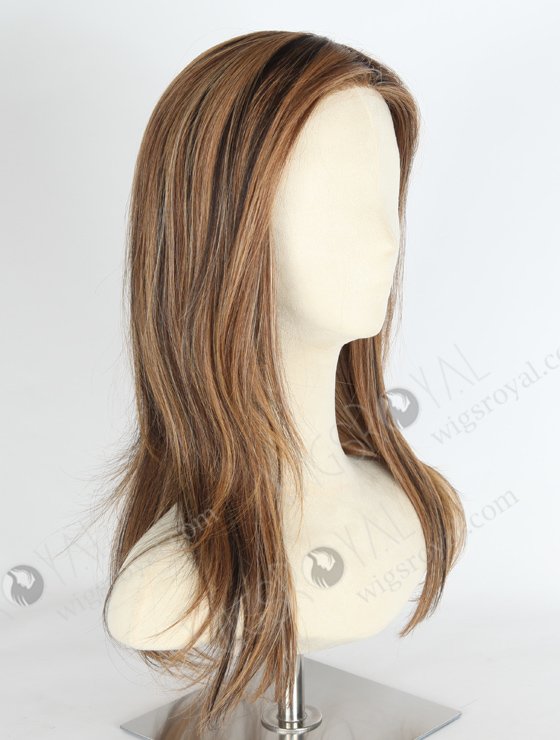 Comfortable Breathable 100% Human Hair Mono Base Straight Glueless Wig For Woman WR-MOW-010-19647