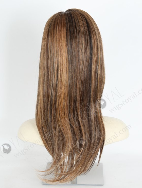 Comfortable Breathable 100% Human Hair Mono Base Straight Glueless Wig For Woman WR-MOW-010-19646