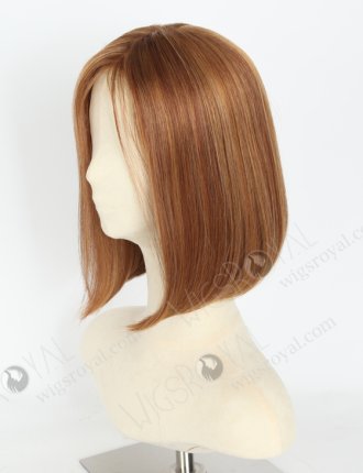 Bob Style Cuticle Aligned European Virgin Human Hair Lace Mono Top Wig WR-MOW-015
