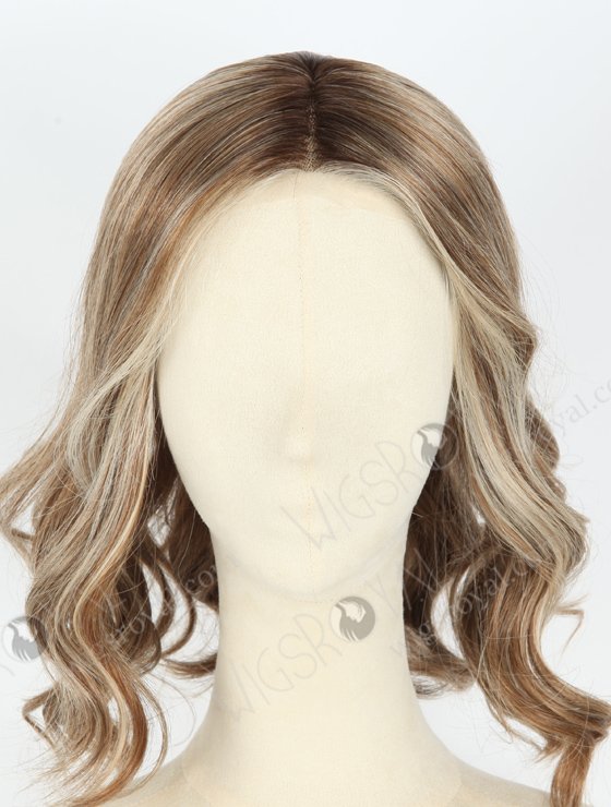 Mixed Color Custom Hair Length European Virgin Hair Mono Top Glueless Cap Wig WR-MOW-013-19682