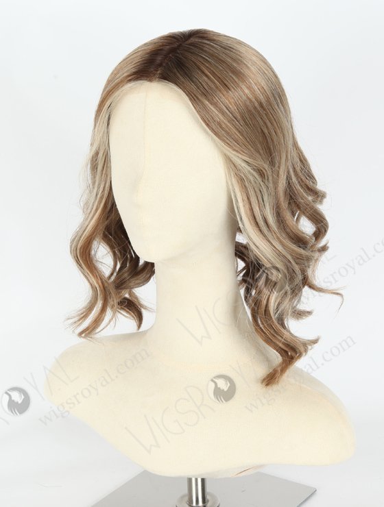Mixed Color Custom Hair Length European Virgin Hair Mono Top Glueless Cap Wig WR-MOW-013-19681