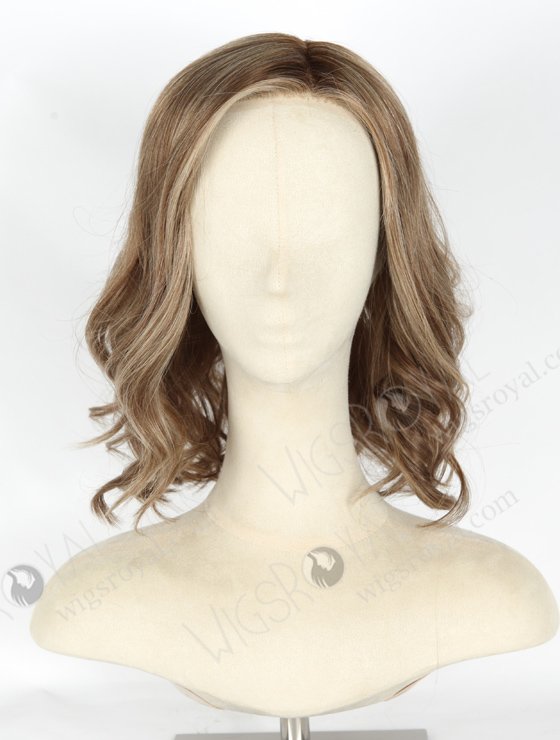 Light Color Curly European Virgin Hair Mono Top Glueless Cap Wig WR-MOW-014-19692