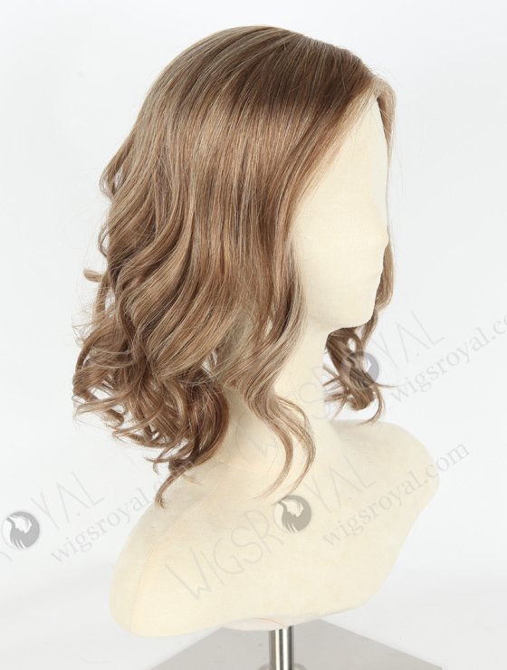Light Color Curly European Virgin Hair Mono Top Glueless Cap Wig WR-MOW-014-19694