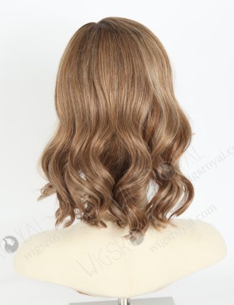 Mixed Color Curly European Virgin Silk Top Glueless Wigs WR-GL-066