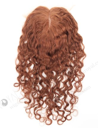 Natural Scalp Hidden Knots Silk Base Full Volume Human Hair Toppers for Thinning Hair WR-TC-069