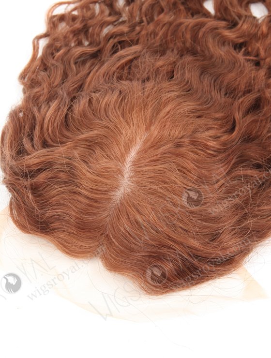 Natural Scalp Hidden Knots Silk Base Full Volume Human Hair Toppers for Thinning Hair WR-TC-069-19886