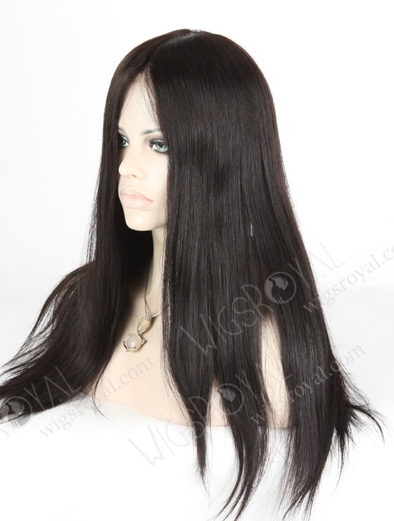 Full Lace Silk Top Wig Mongolian Hair Black Color Silk Top Lace Front Wig WR-ST-053-19917