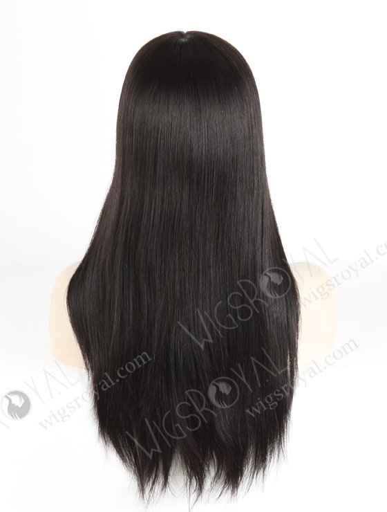 Full Lace Silk Top Wig Mongolian Hair Black Color Silk Top Lace Front Wig WR-ST-053-19920