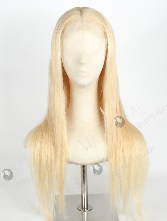 In Stock Indian Remy Hair 20" Straight 613# Color 5"×5" HD Lace Closure Wig CW-01032