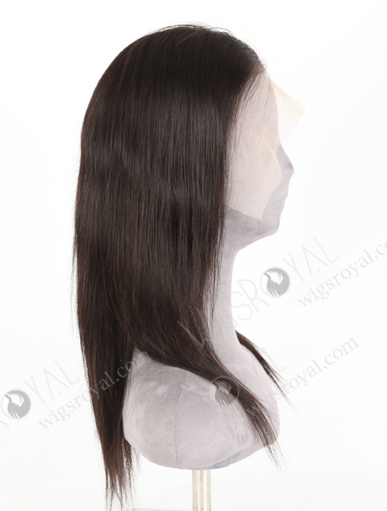 In Stock Indian Remy Hair 14" Straight Natural Color Lace Front Wig LLF-01009-20159