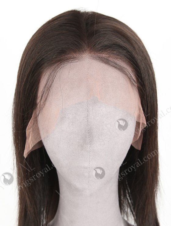 In Stock Indian Remy Hair 16" Straight Natural Color Lace Front Wig LLF-01004-20105