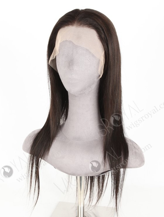 In Stock Indian Remy Hair 18" Straight Natural Color Lace Front Wig LLF-01011-20180