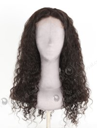 In Stock Indian Remy Hair 22" Natural Curly Natural Color 5"×5" HD Lace Closure Wig CW-01033