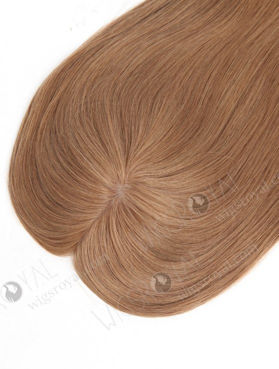 Natural Looking Best Hair Toppers for Women's Thinning Hair 16 Inch Light Brown Topper-036-20630