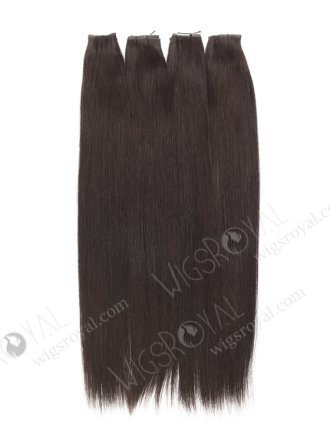 18 inch dark brown genius weft free cut without shedding WR-GW-008