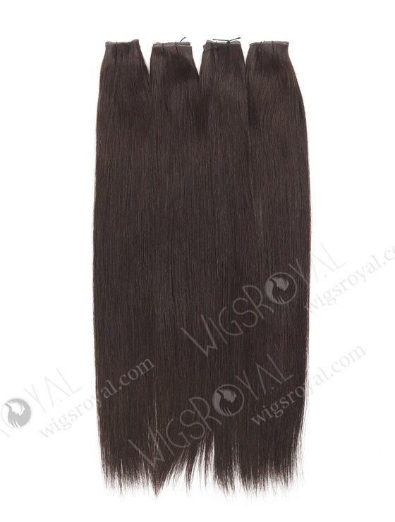 18 inch dark brown genius weft free cut without shedding WR-GW-008-20731