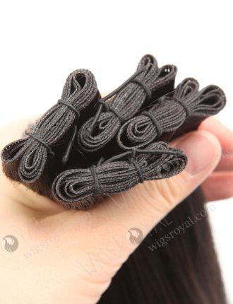 18 inch dark brown genius weft free cut without shedding WR-GW-008