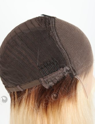 Hot Selling Dark Root Ombre Blonde Color Human Hair Lace Front Wigs WR-CLF-027