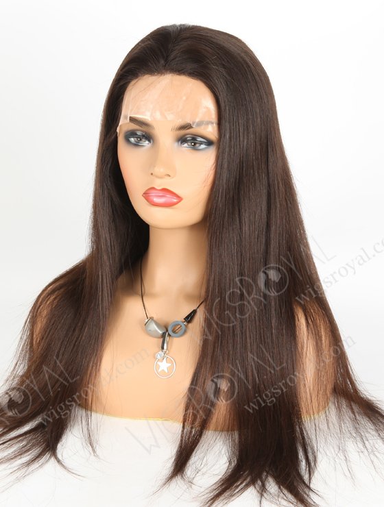 All Handmade Full PU Skin Base European Virgin Human Hair Women Wig WR-MOW-017-21147