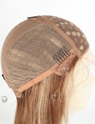 Brown Highlight Color Middle Hair Length Brazilian Virgin Hair Lace Front Wig WR-CLF-031