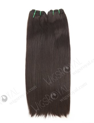 Best Quality 18 Inch Double Draw Natural Color Straight Peruvian Virgin Hair Extension WR-MW-200