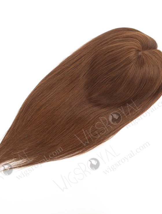 Brown Color Premium European Hair Silk Top Topper With Silicone Perimeter WR-TC-073-21229