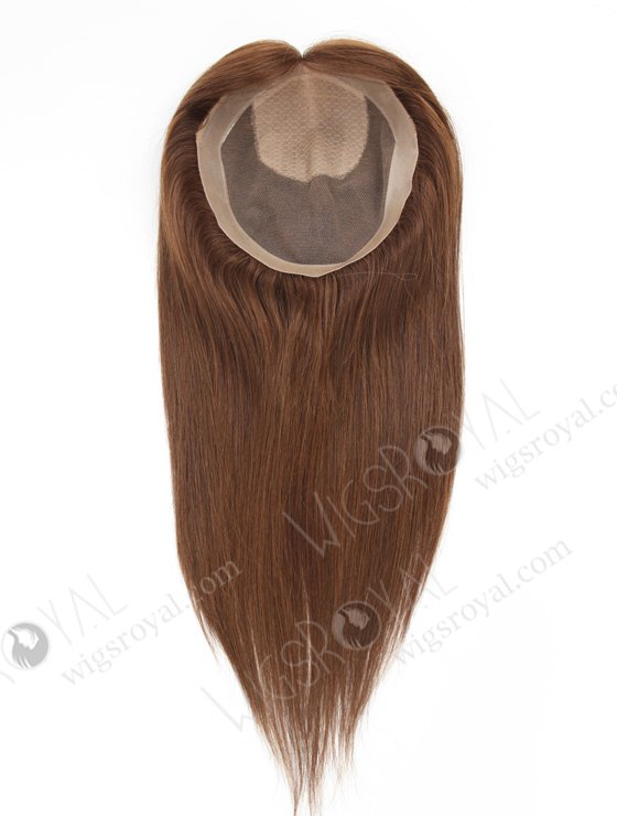 Brown Color Premium European Hair Silk Top Topper With Silicone Perimeter WR-TC-073-21232
