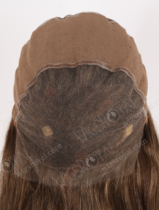In Stock Indian Remy Hair 16" Straight 2/8# Blended With 27# and 30# Highlights Color Full Lace Wig FLW-01909-21528