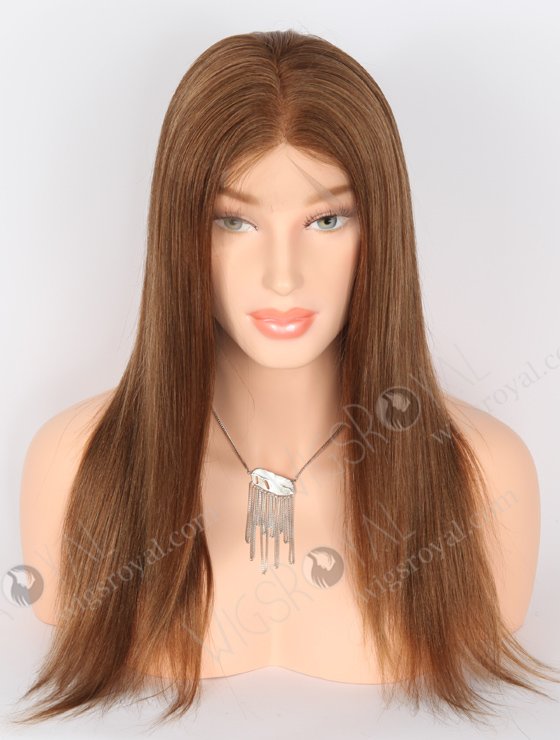 In Stock Indian Remy Hair 18" Yaki 6/8/10# Evenly Blended Color Full Lace Wig FLW-01899-21618