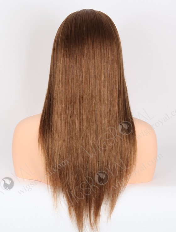 In Stock Indian Remy Hair 18" Yaki 6/8/10# Evenly Blended Color Full Lace Wig FLW-01899-21625
