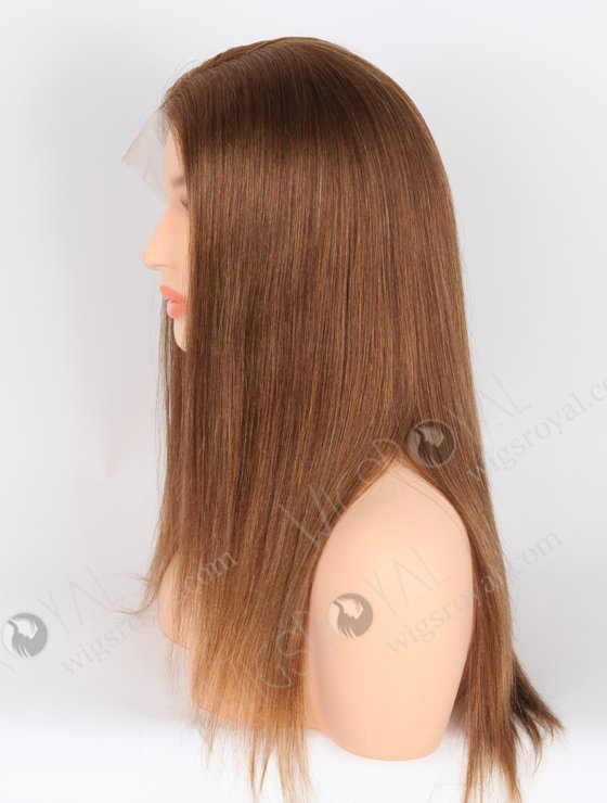 In Stock Indian Remy Hair 18" Yaki 6/8/10# Evenly Blended Color Full Lace Wig FLW-01899-21624