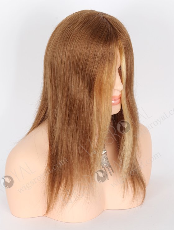 In Stock European Virgin Hair 14" Straight Color as Pic Silk Top Glueless Wig GL-08091-21815